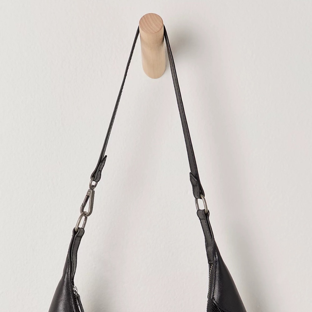Free People Bugle Bead Clutch/ Sling Bag in Black Embroidered Combo NWT $128R - Picture 6 of 12